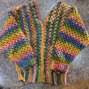 Multicolor V-Neck Sweater